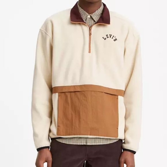 LEVI'S QUARTER ZIP ANORAK - Picture 1 of 3